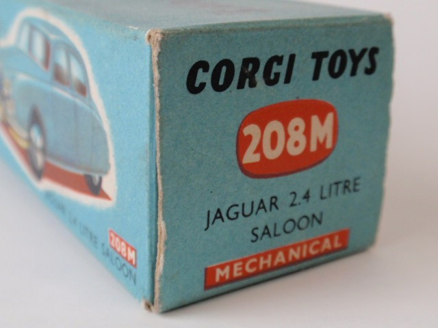 コーギー　No.208M　ジャガー　2.4L　サルーン（CORGI No.208M Jaguar 2.4L Saloon）