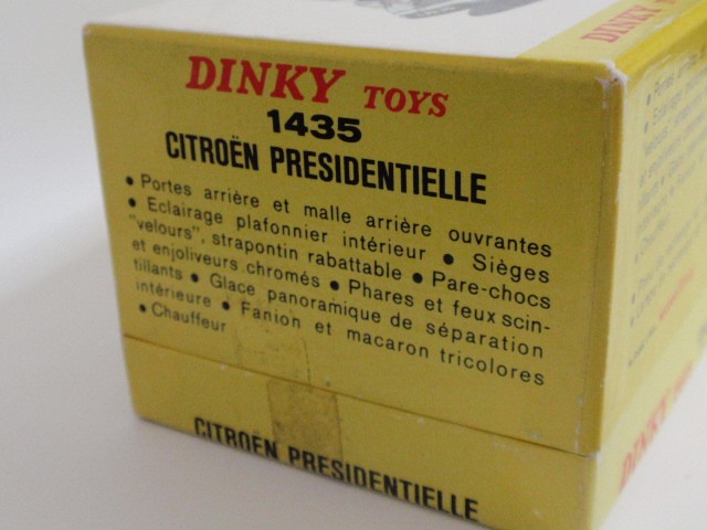フランス・ディンキー　No.1435　シトロエン・プレジテンシャルリムジン（FRENCH DINKY No.1435 Citroen Presidentielle）