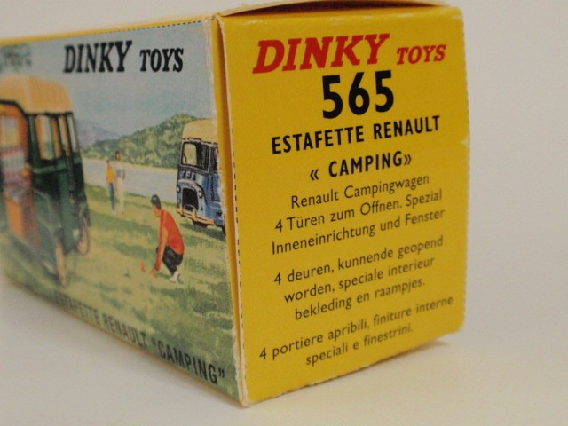 フランス・ディンキー　No.565　ルノー・エスタフェ　キャンピング(FRENCH DINKY No.565 Estafette Renault - Camping）