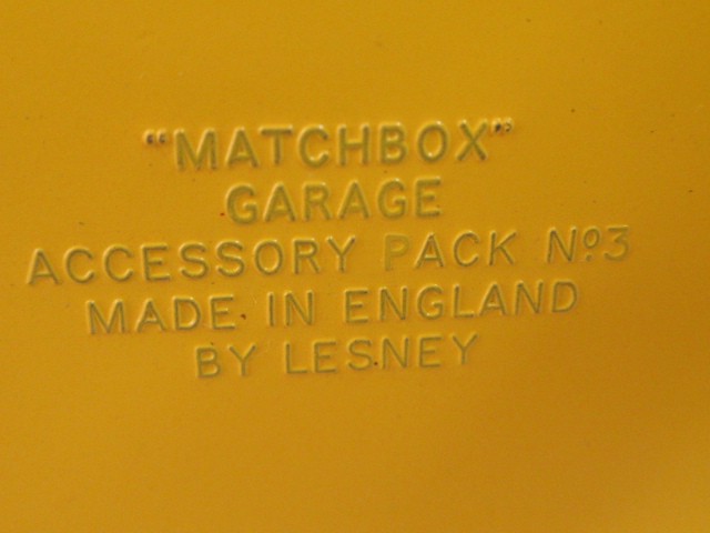 マッチボックス・アクセサリーパック　No.3　ガレージ（MATCHBOX ACCESSORY PACK No.3 Garage)