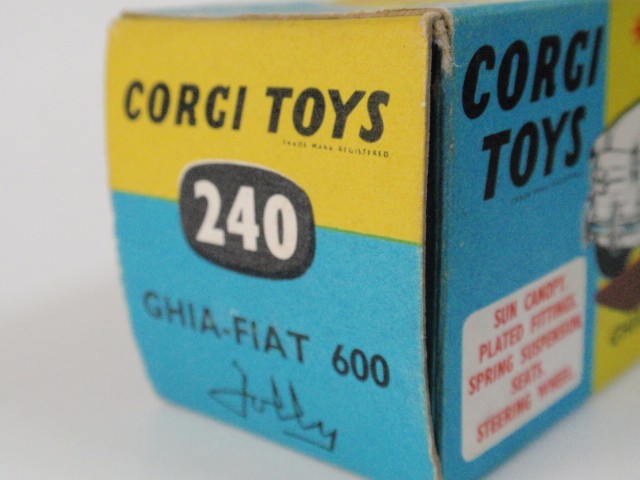 コーギー　No.240　ギア・フィアット600　ジョリー（CORGI No.240 Fiat 600 Jolly)