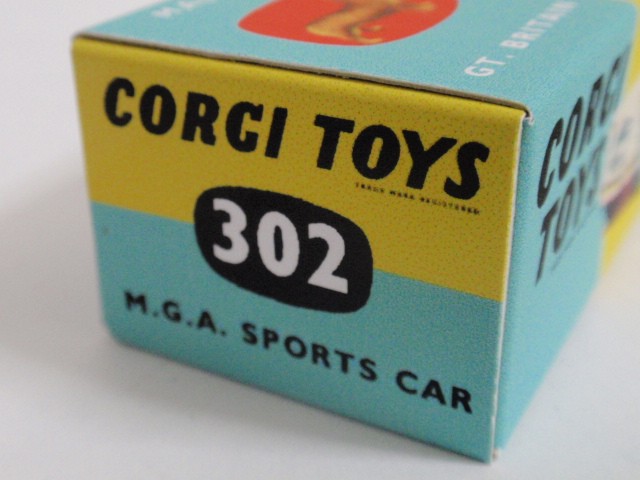コーギー　No.302 MGA　スポーツ・カー（CORGI No.302 MGA Sports Car）