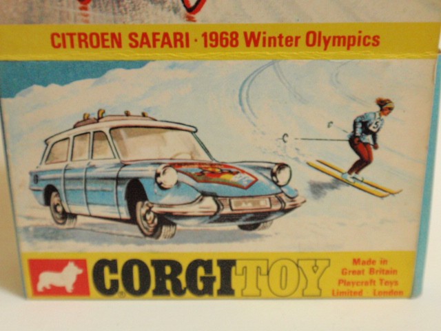 コーギー　No.449　シトロエン・サファリ　1968年冬季オリンピック（CORGI No.449 Citroen Safari 1968 Winter Olympics）
