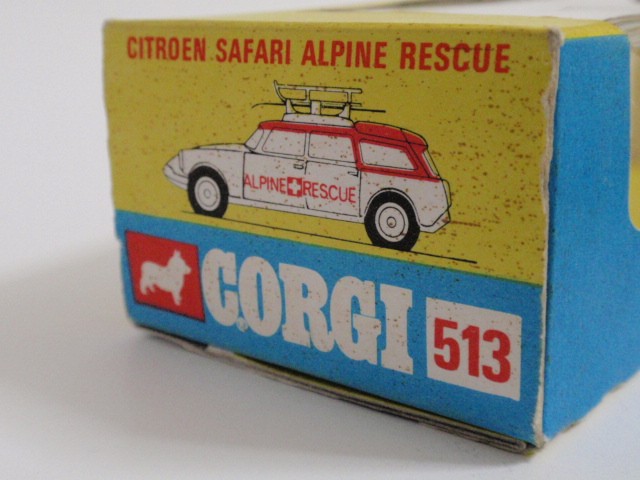 コーギー　No.513　シトロエン サファリ　- アルペン・レスキュー（Corgi No.513 Citroen Safari - Alpine Rescue)