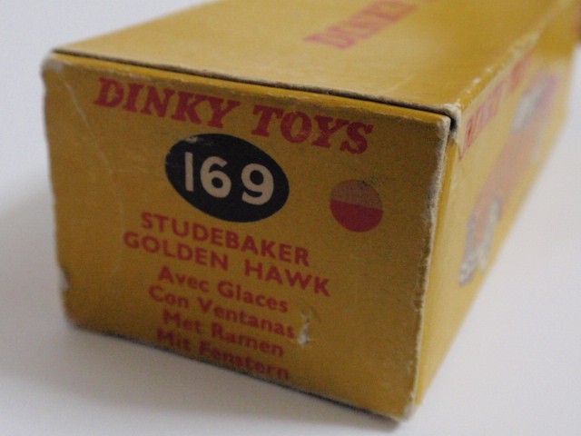 ディンキー　No.169 スチュードベーカー・ゴールデン・ホーク（DINKY No.169 Studebaker Golden Howk)