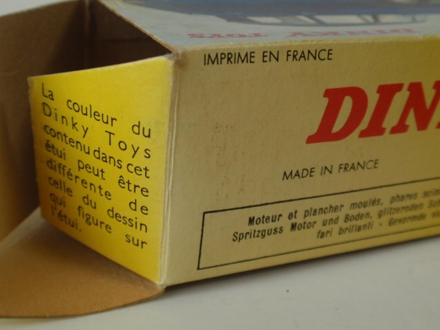 フランス・ディンキー　No.530　シトロエン　DS19（French Dinky No.530 Citroen DS19）