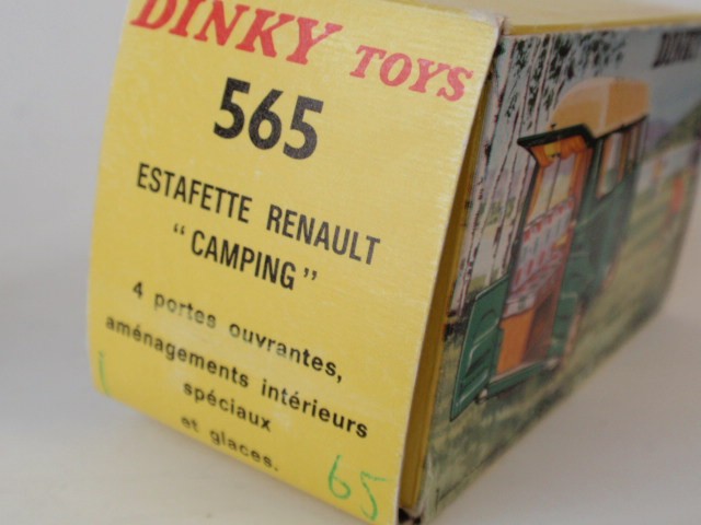 フランス・ディンキー　No.565　ルノー・エスタフェ　キャンピング(FRENCH DINKY No.565 Estafette Renault - Camping）