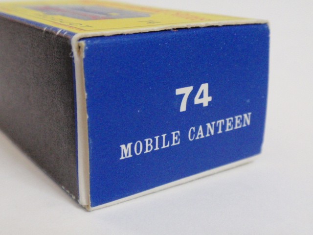 マッチボックス　No.74　移動スナック（MATCHBOX No.74 Mobile Canteen)
