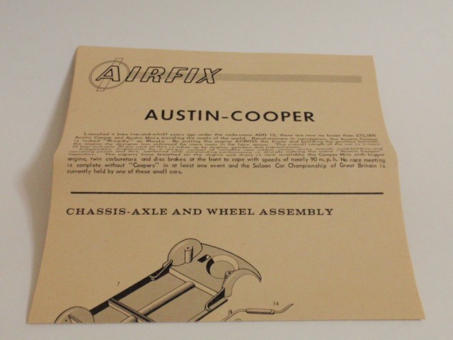 エアフィックス　C5-50　オースチン・ミニクーパー（AIRFIX C5-50 Austin Cooper)