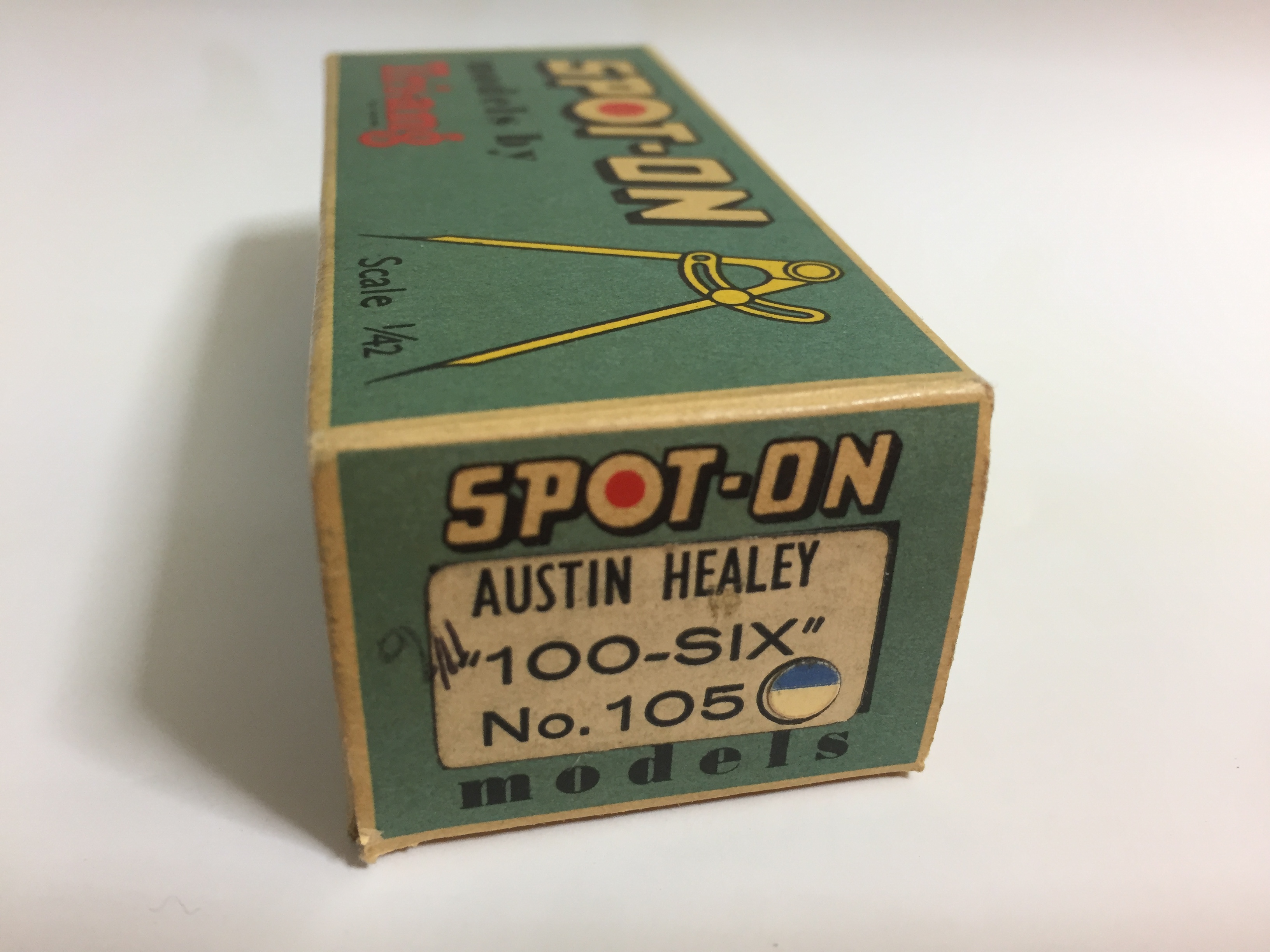 スポットオン　No.105　オースチン・ヒーレー　箱のみ（SPOT-ON No.105 Austin Healey BOX only）